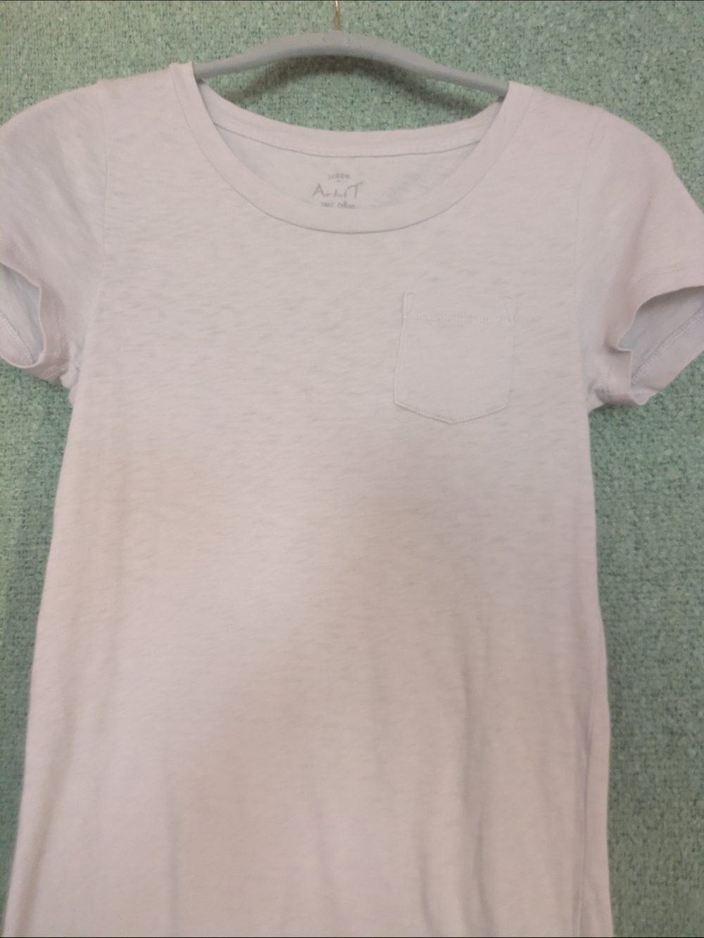 J. Crew Light Gray Cotton Artist T-shirt